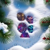 Colorful lighting decorations, Christmas wreaths, festive atmosphere hanging ornaments, suitable for both indoor and outdoor use Specification image